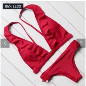Red Swim Suit